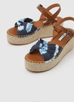 žene duboko more sandale na klin witney dye Pepe Jeans JZ8H644 - Slika 3
