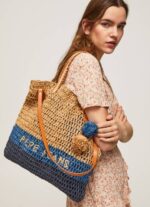 žene dulwich torba od pletene slame Pepe Jeans JZ8H745