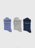 žene ekru 3 pakiranja prugastih čarapa Pepe Jeans JZ8H565 - Slika 5