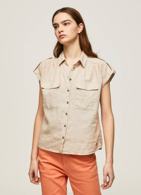 zene_kamen_korisna_kosulja_kratkih_rukava_pepe_jeans_jz8h341.jpg žene kamen korisna košulja kratkih rukava Pepe Jeans JZ8H341 - Slika 1