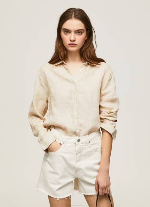zene_mlacenica_obicna_kosulja_obicnog_kroja_pepe_jeans_jz8h359.jpg žene mlaćenica obična košulja običnog kroja Pepe Jeans JZ8H359 - Slika 1