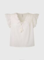 žene mousse pamučna bluza s otvorenim detaljima Pepe Jeans JZ8H342 - Slika 5