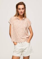 žene multi cvjetna košulja kratkih rukava Pepe Jeans JZ8H356