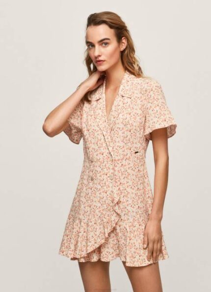 žene multi haljina omotana cvjetovima Pepe Jeans JZ8H213