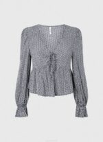 žene multi preko bluze s logotipom Pepe Jeans JZ8H364 - Slika 4