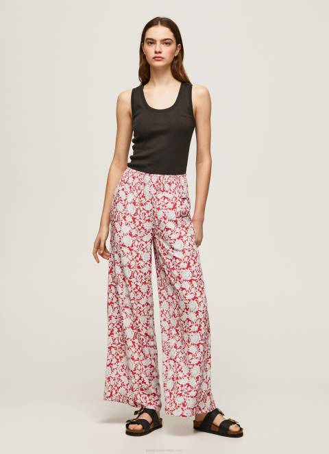 zene_multi_siroke_hlace_s_cvjetnim_uzorkom_pepe_jeans_jz8h304.jpg žene multi široke hlače s cvjetnim uzorkom Pepe Jeans JZ8H304 - Slika 1