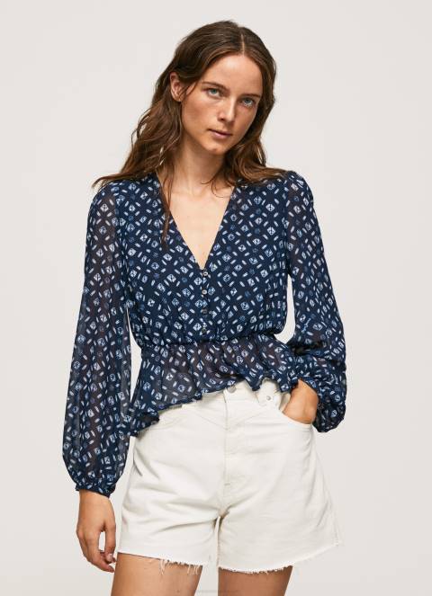 zene_multi_skraceni_top_s_v_izrezom_pepe_jeans_jz8h358.jpg žene multi skraćeni top s v-izrezom Pepe Jeans JZ8H358 - Slika 1