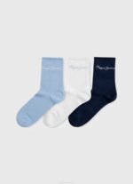žene multi tess čarape od 3 komada Pepe Jeans JZ8H559 - Slika 5