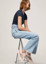 žene nježno ružičasta brit pro svijetle tenisice za trčanje Pepe Jeans JZ8H575