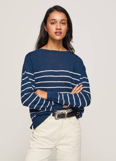 zene_ocean_pamucni_jersey_s_prugastim_printom_pepe_jeans_jz8h237.jpg žene ocean pamučni jersey s prugastim printom Pepe Jeans JZ8H237 - Slika 1