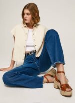 žene preplanuli ten taffy dnevne kožne sandale Pepe Jeans JZ8H645