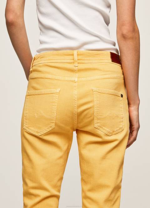 žene sjaj hlače opuštenog kroja s 5 džepova Pepe Jeans JZ8H317 - Slika 4