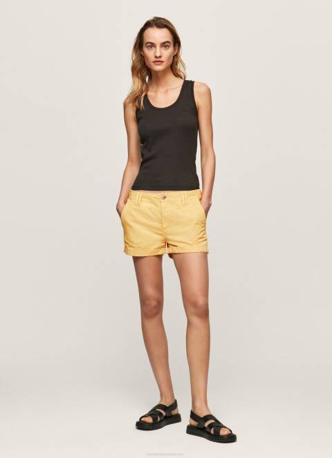zene_sjaj_standardne_pamucne_kratke_hlace_pepe_jeans_jz8h518.jpg žene sjaj standardne pamučne kratke hlače Pepe Jeans JZ8H518 - Slika 1
