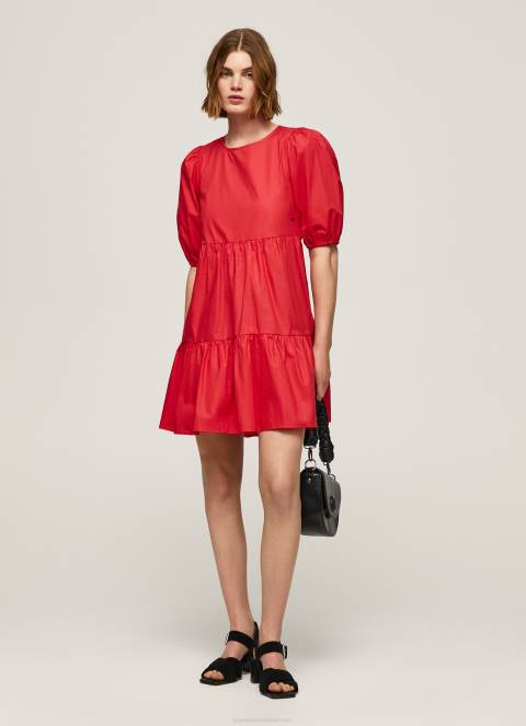 zene_studio_crvena_pamucna_haljina_od_poplina_pepe_jeans_jz8h146.jpg žene studio crvena pamučna haljina od poplina Pepe Jeans JZ8H146 - Slika 1
