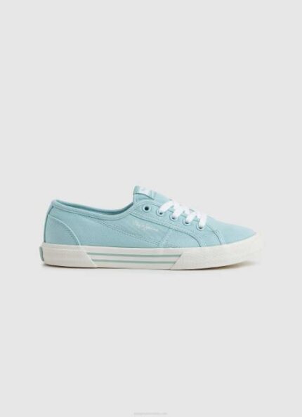 žene svijetlo vodeno zelena brady basic tenisice Pepe Jeans JZ8H631
