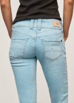 žene traper 3/4 traper kratke hlače uobičajenog kroja Pepe Jeans JZ8H520 - Slika 4