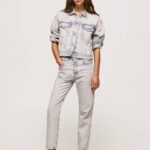 žene traper Celyn regular fit traperice visokog struka Pepe Jeans JZ8H17