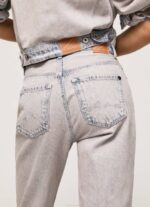 žene traper Celyn regular fit traperice visokog struka Pepe Jeans JZ8H17 - Slika 4