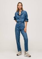 žene traper dugi pamučni traper kombinezon Pepe Jeans JZ8H147