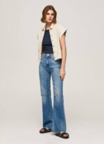 žene traper harper traperice visokog struka s lepršavim krojem Pepe Jeans JZ8H64