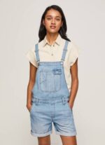 žene traper kratke hlače od pamučnog trapera Pepe Jeans JZ8H175