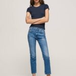 žene traper mary traperice visokog struka regular fit Pepe Jeans JZ8H18