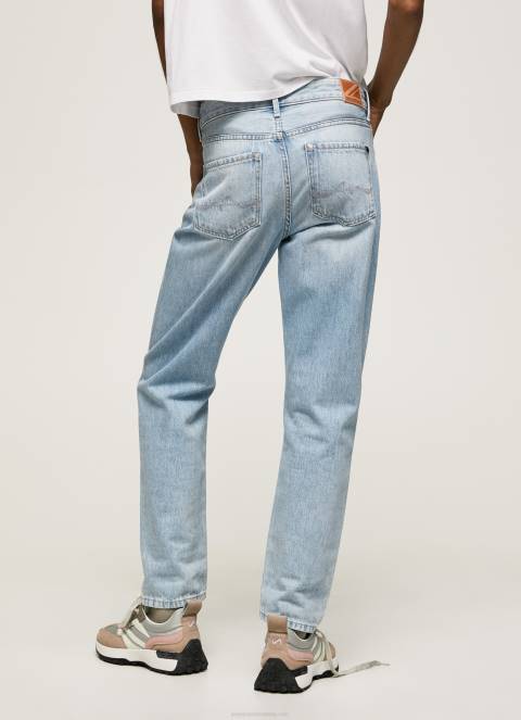 žene traper mary traperice visokog struka regular fit Pepe Jeans JZ8H19 - Slika 4