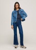 žene traper willa flared fit traperice visokog struka Pepe Jeans JZ8H62