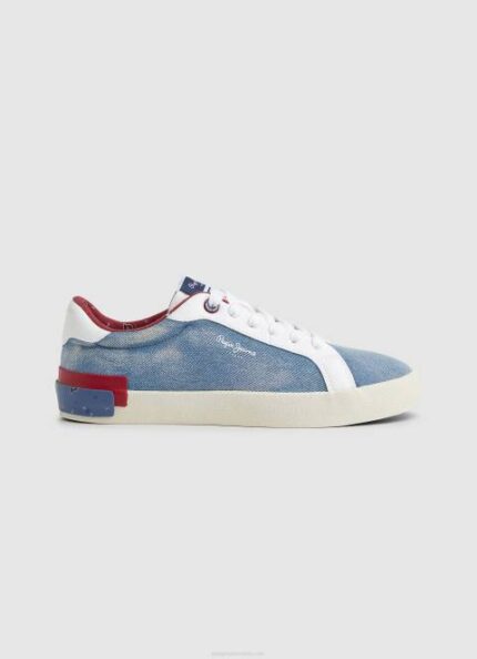 žene tvornički plava kenton traper platnene tenisice Pepe Jeans JZ8H627