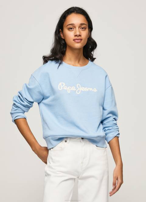 žene zaljev džemper s otisnutim logotipom Pepe Jeans JZ8H275 - Slika 2
