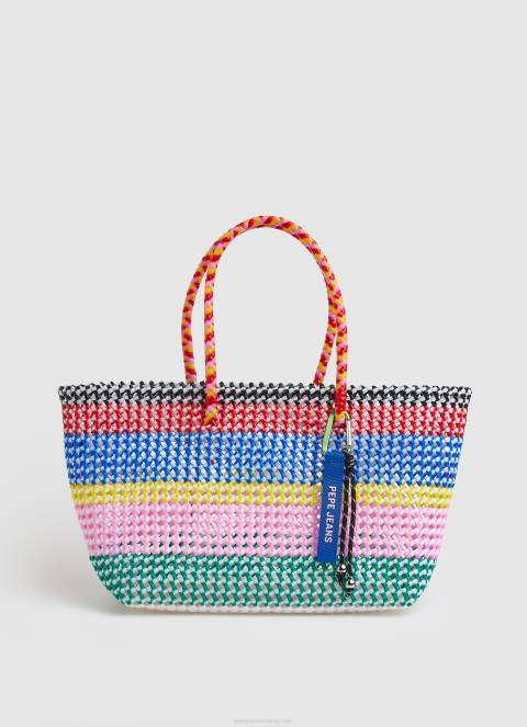 zene_zaljev_tkana_plasticna_torba_pepe_jeans_jz8h721.jpg žene zaljev tkana plastična torba Pepe Jeans JZ8H721 - Slika 1